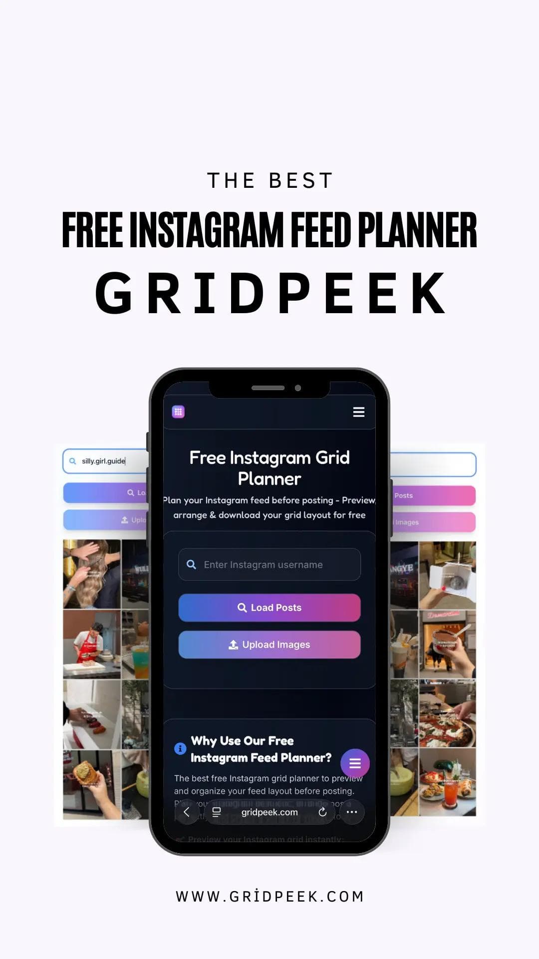 5 Reasons Why GridPeek is the Best Free Instagram Feed Planner (No Login)