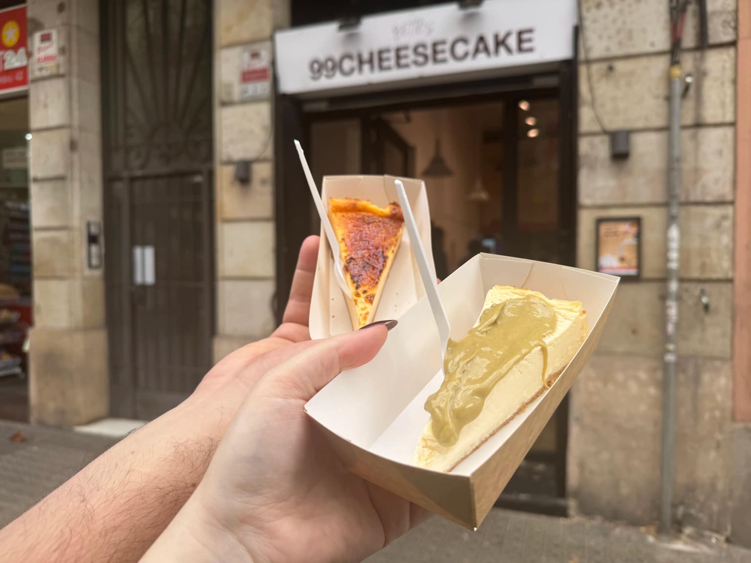 99c Cheesecake in Barcelona – A Must-Try Spot!
